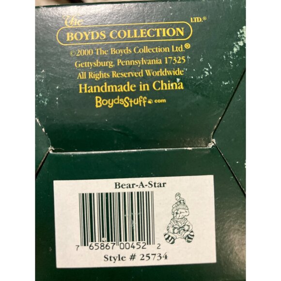 Boyds Collection Bear-A-Star Christmas Ornament - Picture 2 of 14